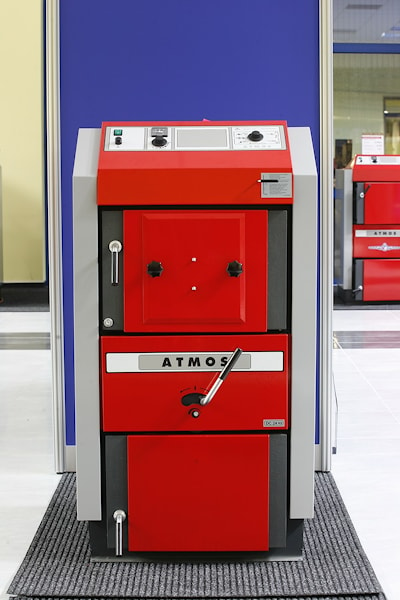 Газогенераторный котел ATMOS DC22S с инсталляцией для пеллетной горелки