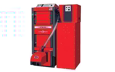 Котел C25P с компактным бункером и пневмоподачей
