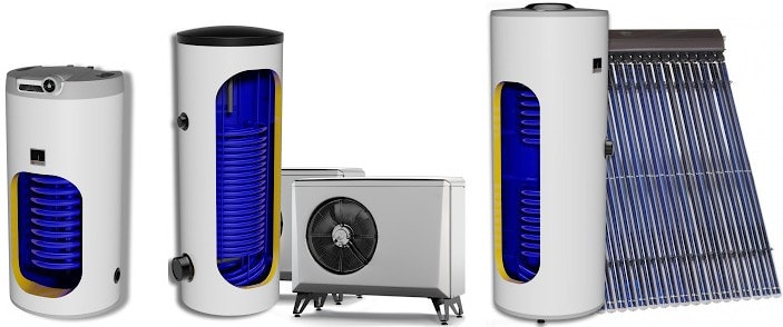 Косвенные водонагреватели DRAZICE. Также бойлеры косвенного нагрева имеют серию для тепловых насосов и солнечных коллекторов