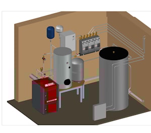 Проект с пиролизным котлом ATMOS