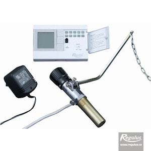 Регулятор тяги с программируемым комнатным термостатом TP07 для твердотопливных котлов